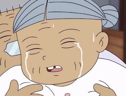 할머니 눈물 기영이 검정 고무신 만화 슬픔