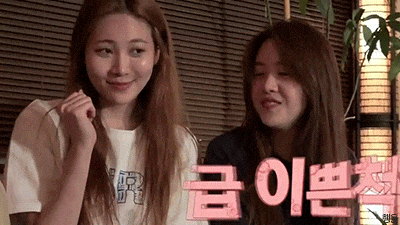 걸스데이 이쁜척 놀림 꿈뻑 혜리 유라 오글