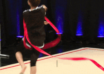 셀프포박 리본 포박 우주소녀 묶기 아이돌 리듬체조