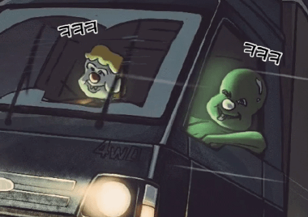 둘리 선넘네 트럭 ㅋㅋㅋ 표정 도우너