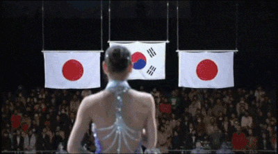 김연아 한일전 1위 한국 태극기 학살 일장기 금메달 피겨 여왕