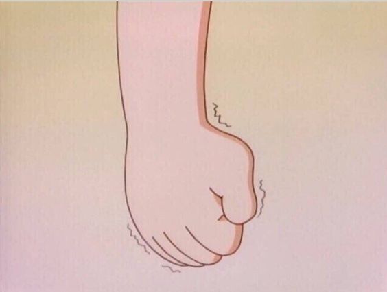 주먹 부르르 빡침 분노 화남 부들