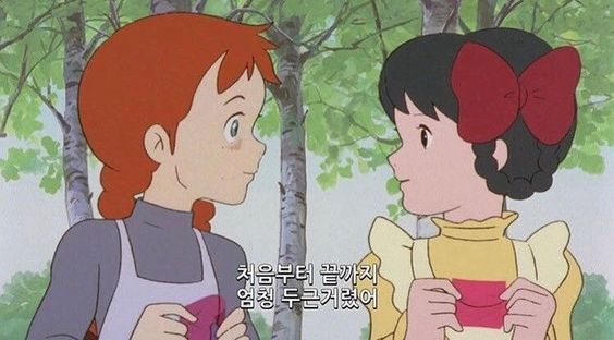 처음부터 끝까지 엄청 두근거렸어 빨간머리앤