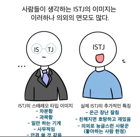 ISTJ MBTI 성격 유형 취향 mbti짤 mbti짤방 mbti타입