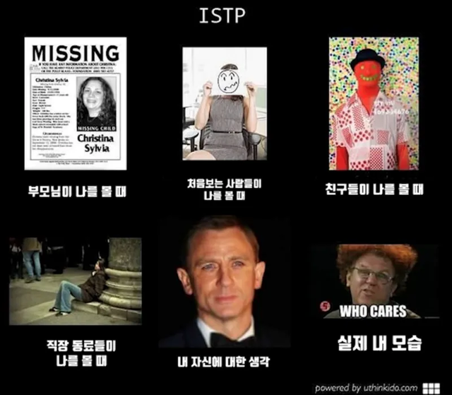 ISTP MBTI 성격 유형 취향 mbti짤 mbti짤방 mbti타입