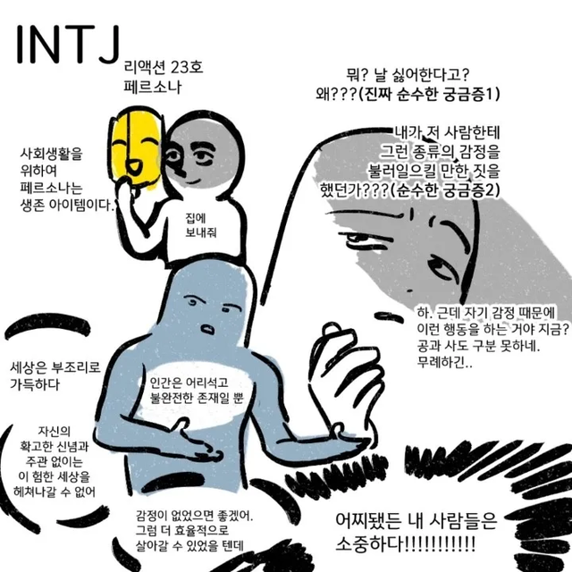 INTJ MBTI 성격 유형 취향 mbti짤 mbti짤방 mbti타입