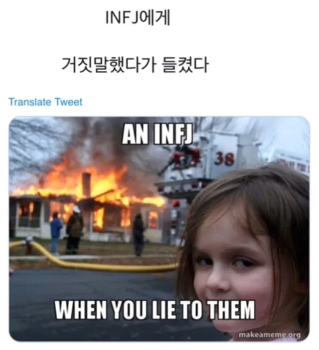 INFJ MBTI 성격 유형 취향 mbti짤 mbti짤방 mbti타입