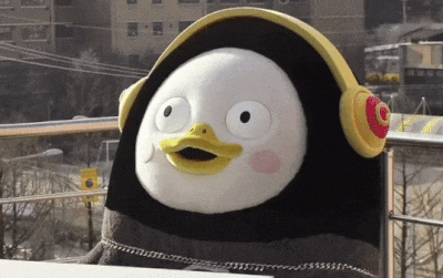 동공지진 놀람 깜놀 펭수