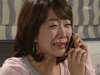 전화 받으면서 눈물 흘리는 서민정 거침없이 하이킥