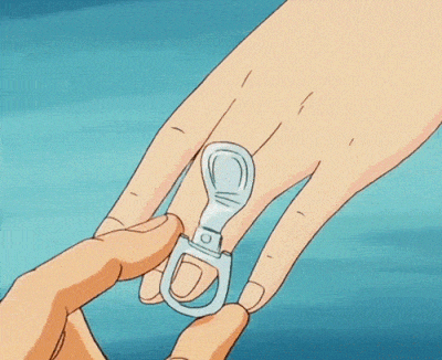 반지 결혼 약속 커플 병뚜껑 캔뚜겅