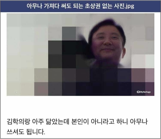 초상권 없는 사진 아무나 가져다 써도 되는 김학의 닮은 사람 학의놀이