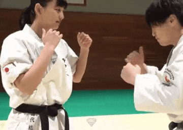 명존쎄 명치 때리는 가라데 공수도