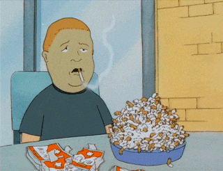 킹오브더힐 담배 골초 꼴초