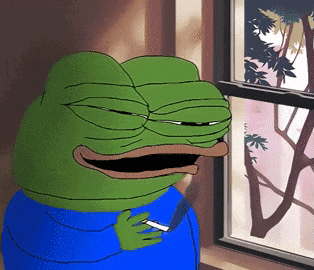 슬개짤 담배 슬픈개구리 고독 솔로 커플 지옥 안습 슬픔