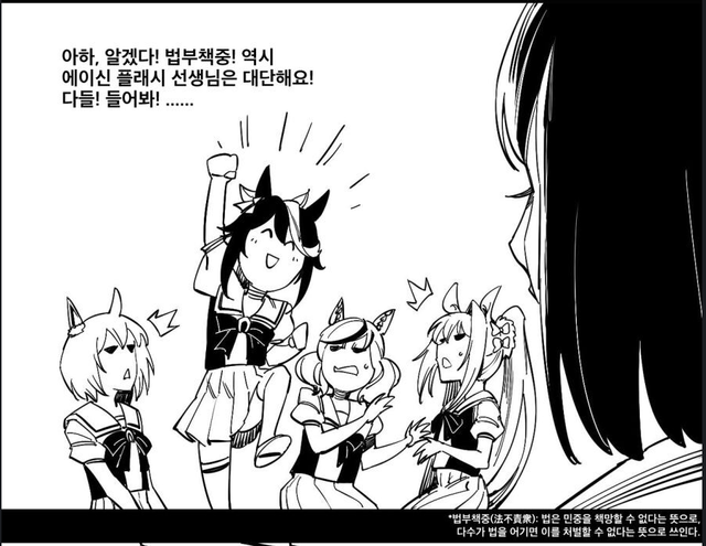 법부책중 말딸 에이신플래시 토카이테이오