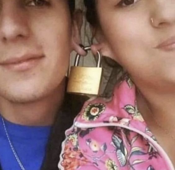 우리는 하나 남자친구 여자친구 열쇠 자물쇠 연결 귀걸이 커플템