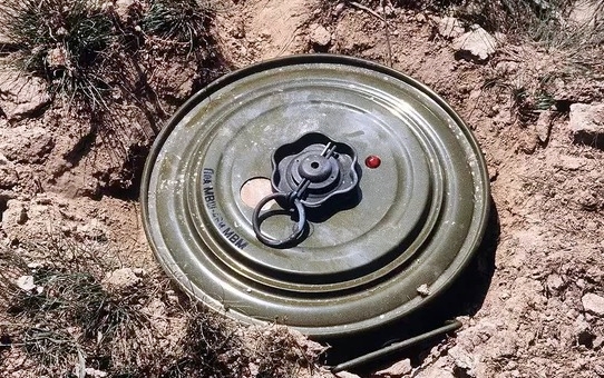 지뢰 대인지뢰 m14 폭탄 깡통 들어가면 죽는다