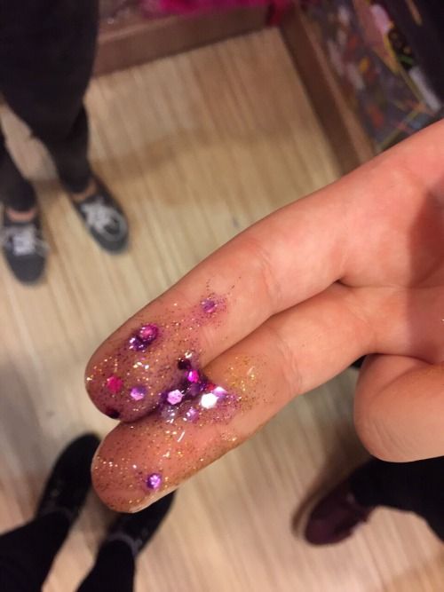 보석 손가락 슬라임