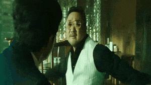 마동석 악인전 주먹 입닥치고 처먹어 닥쳐 주먹질 빡침 화남