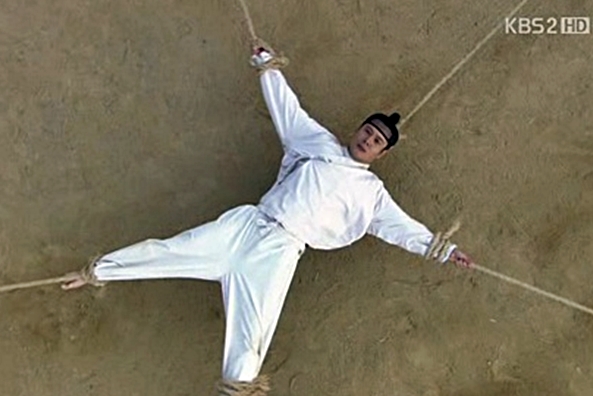 거열형 형벌 조선시대 옛날 사극 범죄 처벌