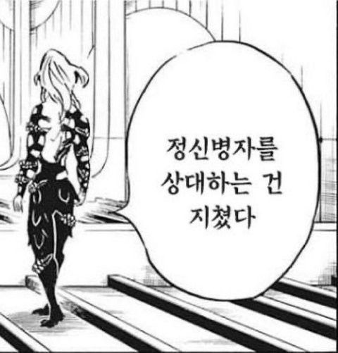 정신병자를 상대하는건 지쳤다 정신병자 미친놈 상대