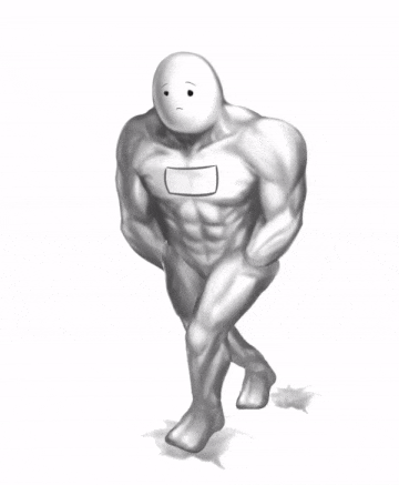 터벅터벅 근육 터벅터벅짤 이젠 숨기지도 않음