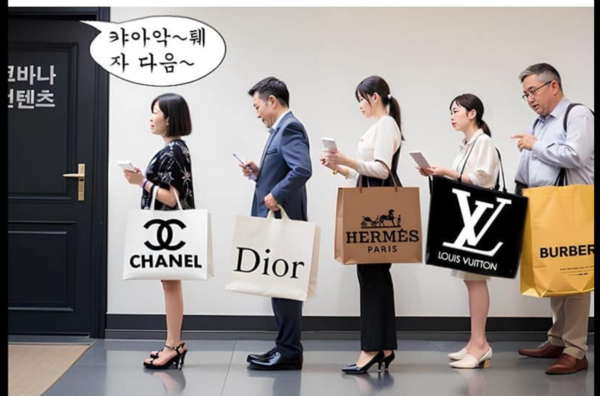 명품가방 대기자 입구컷 다음 김건희 디올백