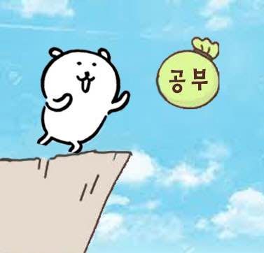 공부 던짐 포기 안해 공부안해