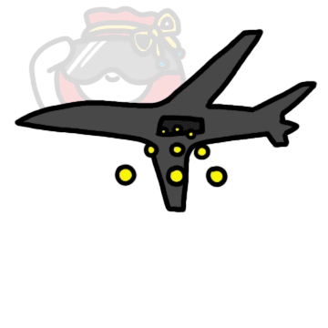 새해 새해짤 새해복 비행기 복주머니 투하 하늘 복투척 복투하 대량 새해인사