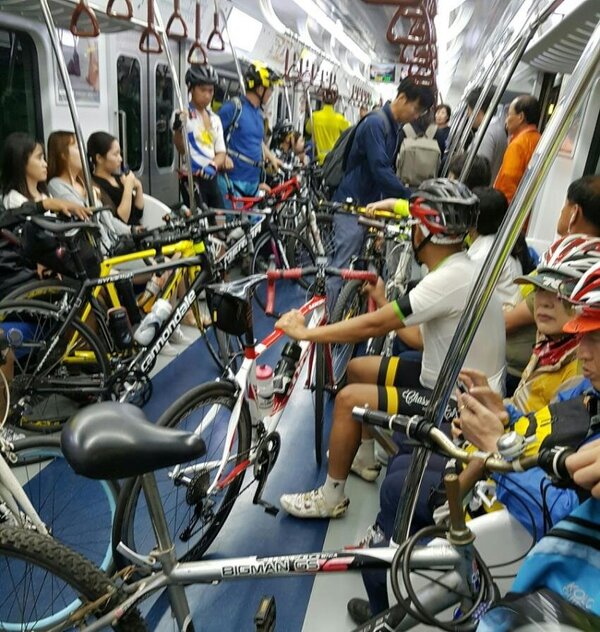 지하철 자라니 모임 자전거 빌런 동호회 진상