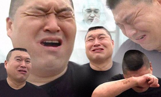 강호동 오열 맛표현 눈물 인상 표정 1박2일 음식 먹방 맛