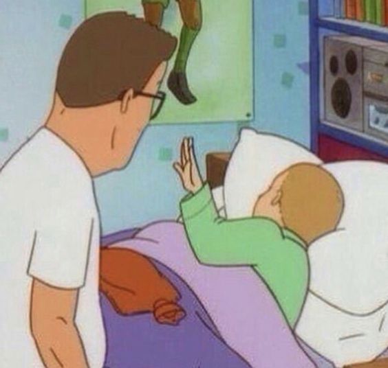 그만 됐어 됐고 거절 침대에 누워 돌아서 손들기 stop 나가