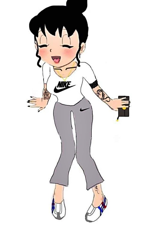 일진 패션 나이키 여고생 문신 이레즈미