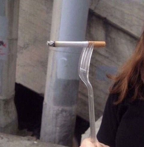 담배 포크 일진 고딩 여자 담배피는법 냄시 안나는 꿀팁