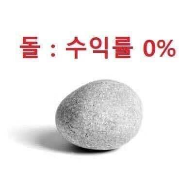 돌 수익률 0% 주식 투자 원금