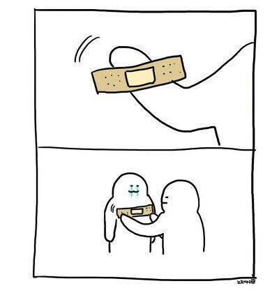 치료 마음 심장 대일밴드 밴드 마음의 상처