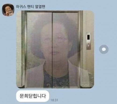 문희닫힙니다 문희 닫힙니다 나문희 엘리베이터 문 