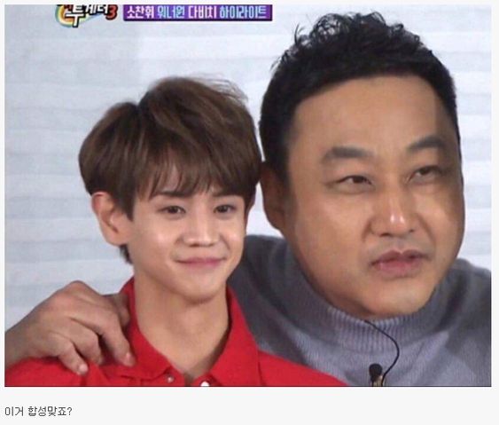 합성 논란 연예인 머리 크기 비교 대두 소두 사이즈