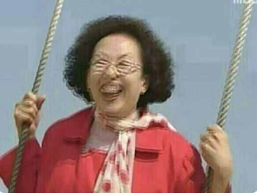 나문희 그네 즐거운 문희