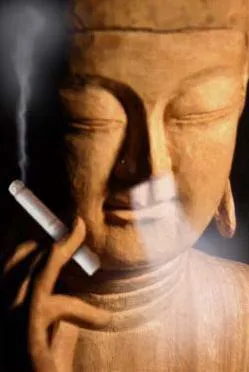 담배 피우는 부처