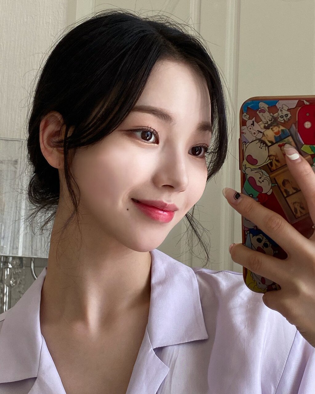 카리나 셀카 AESPA Karina 짤방 여친짤 에스파 예쁜 아이돌 걸그룹 섹시 얼굴 입술 피부