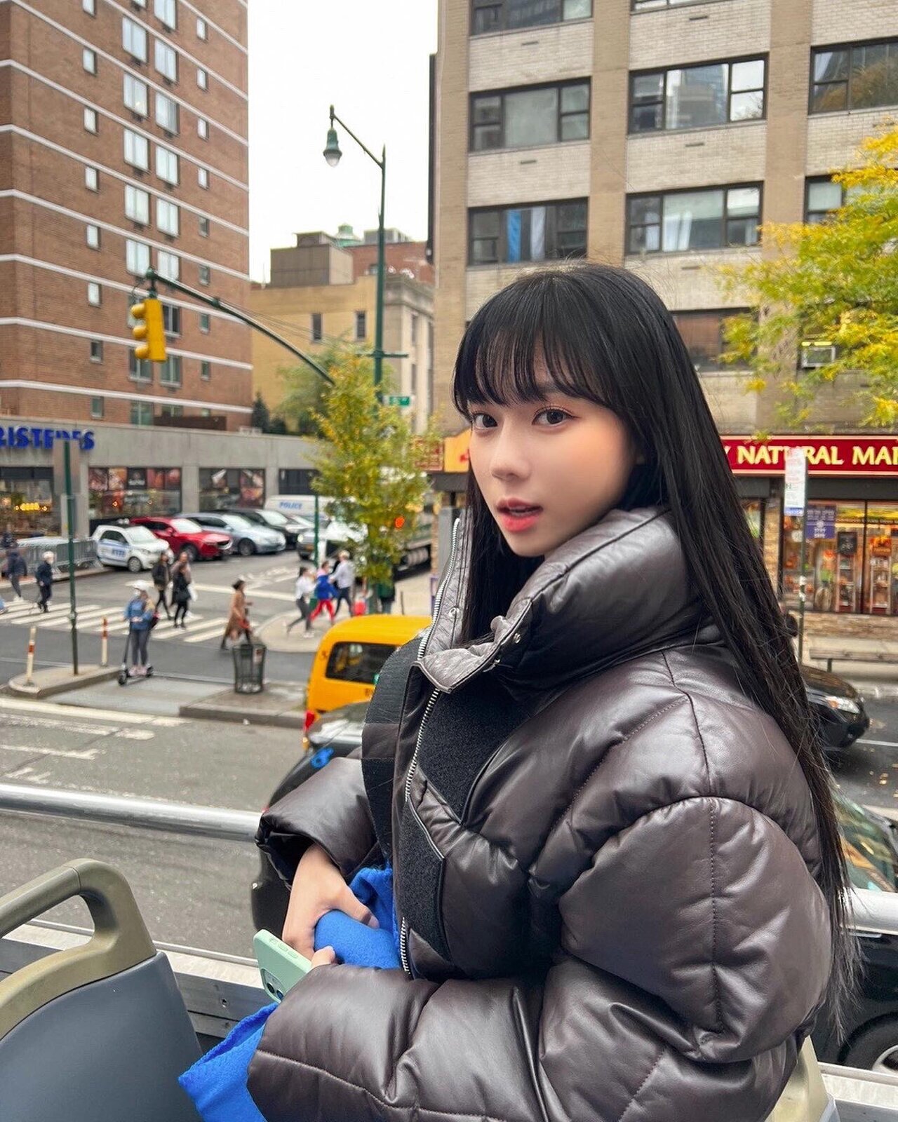 에스파 윈터 겨울 패딩 셀카 짤방 예쁜 aespa