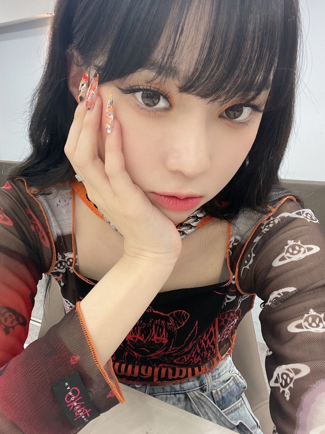 에스파 윈터 대기실 셀카 짤방 예쁜 aespa