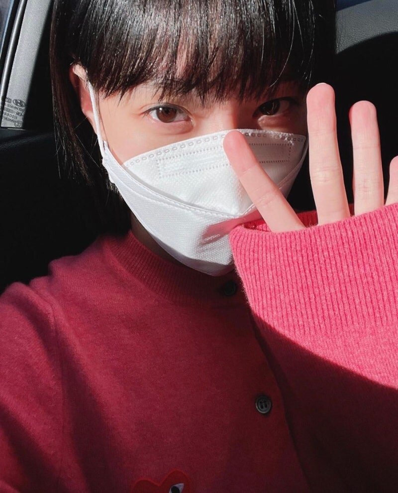 에스파 윈터 민정이 김민정 마스크 인사 짤방 예쁜 aespa