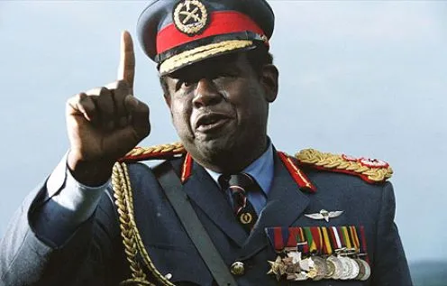 이디 아민 전세계 유명한 독재자