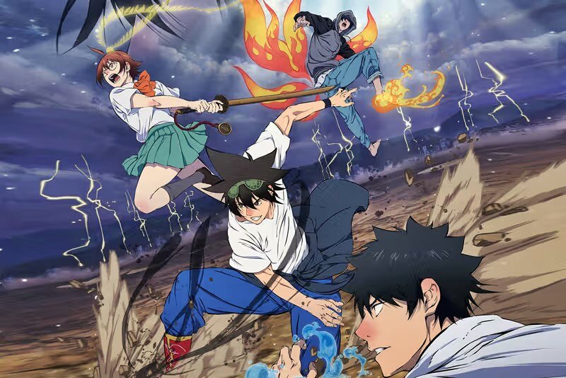 갓 오브 하이스쿨 한국 애니메이션 캐릭터