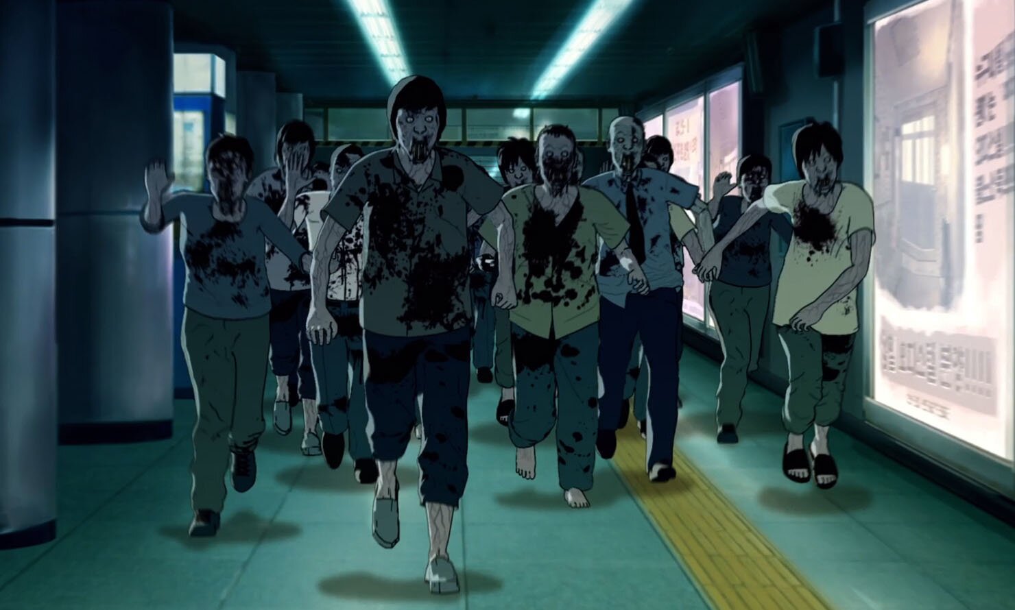 서울역 한국 애니메이션 캐릭터