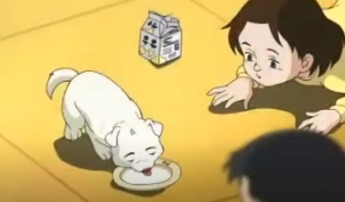 하얀마음 백구 한국 애니메이션 캐릭터