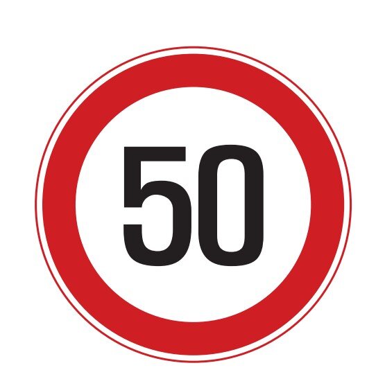 최고속도제한 교통표지판 경고판 교통 표지판