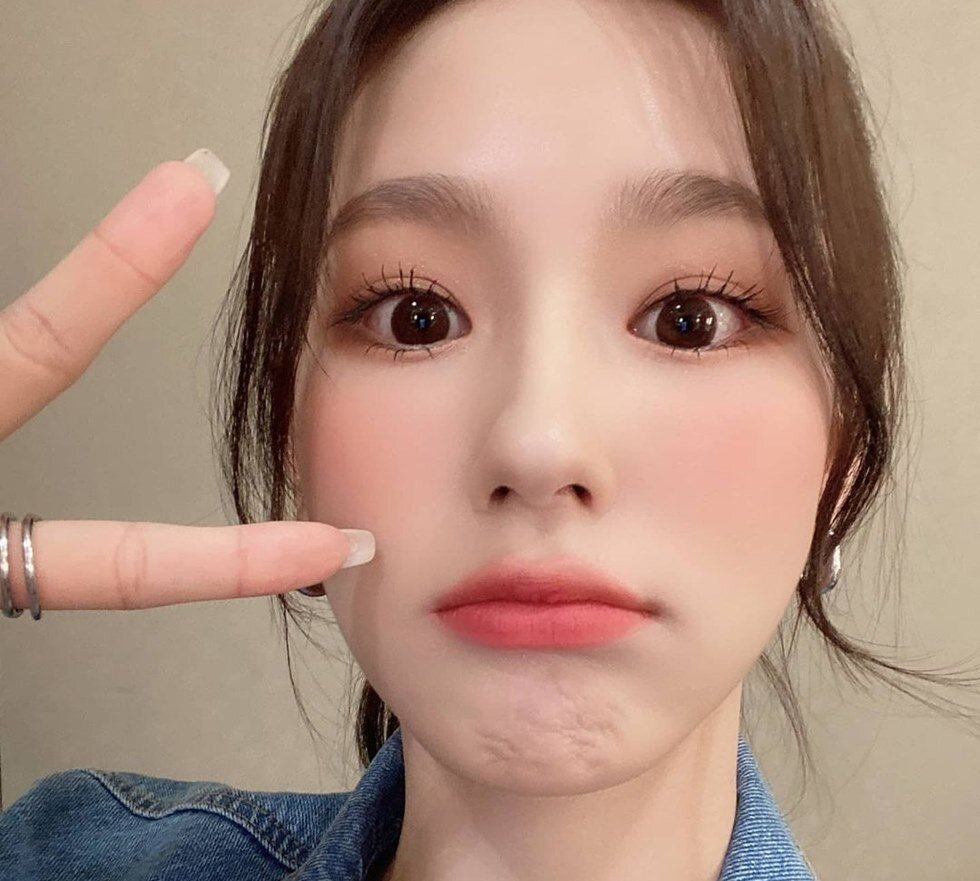 여자 아이들 미연 4세대 걸그룹 얼빡샷 셀카